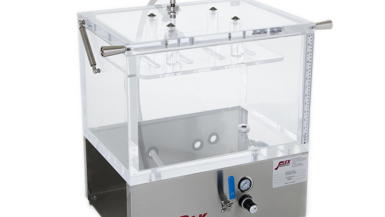 FlexPak leak detectors are used to test the seal integrity of packaging and help reduce scrap rates