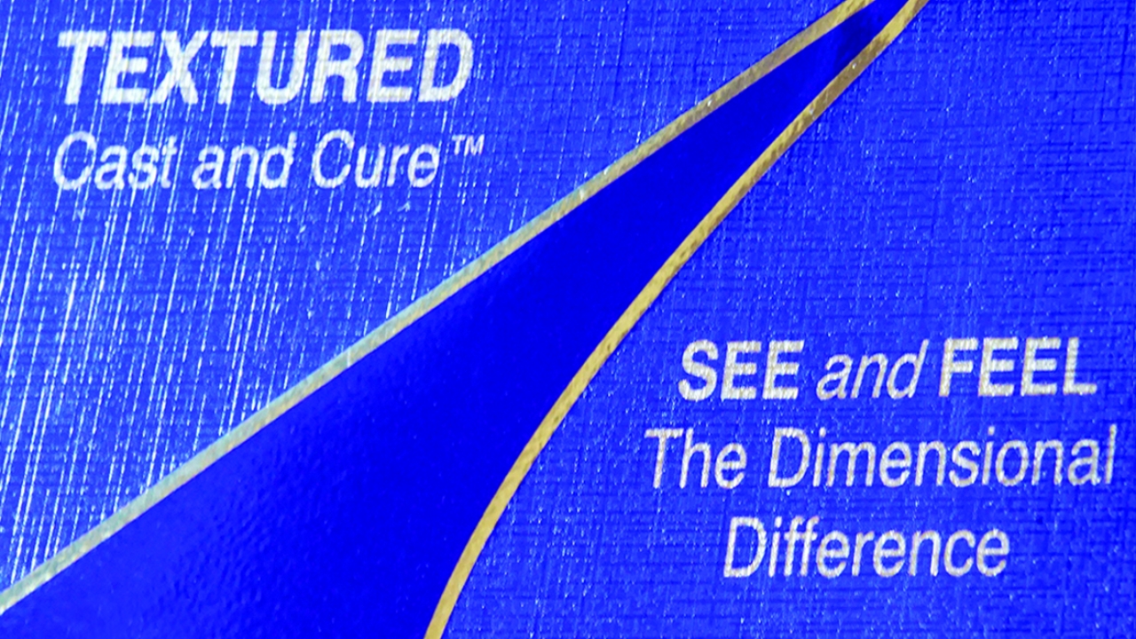 New textured finishes to provide a unique look and feel to brand packaging New textured finishes to provide a unique look and feel to brand packaging