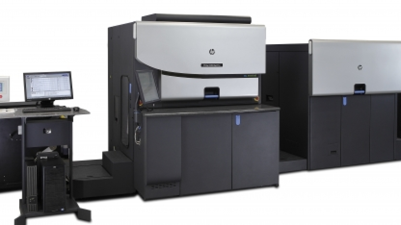 The HP Indigo WS6800 digital press to be shown at Labelexpo India 2016