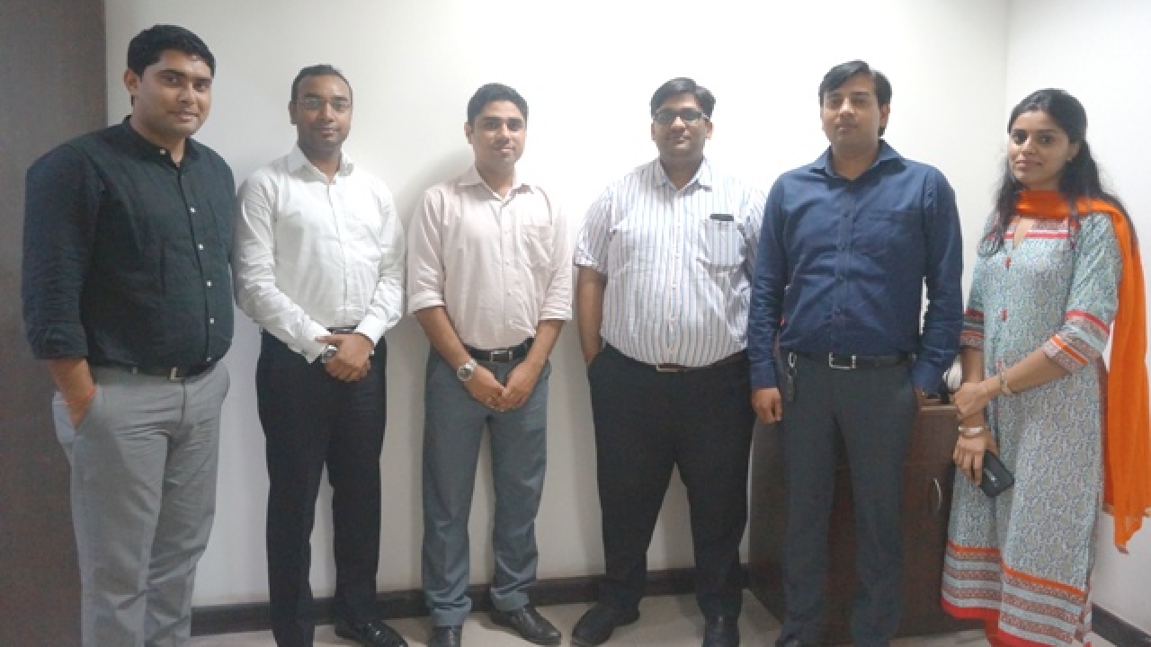 The Monotech team in their new office in Gurgaon