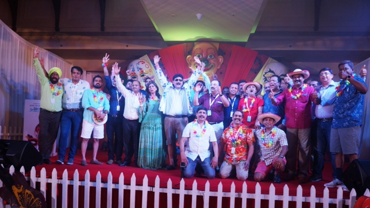 One of the three panel discussions at the AIDC meeting in Goa