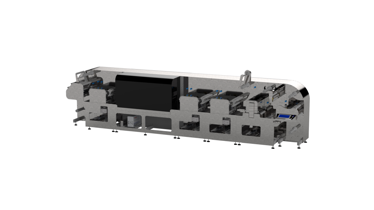 Compact Hybrid combines digital and flexo printing with in-line converting and finishing Compact Hybrid combines digital and flexo printing with in-line converting and finishing