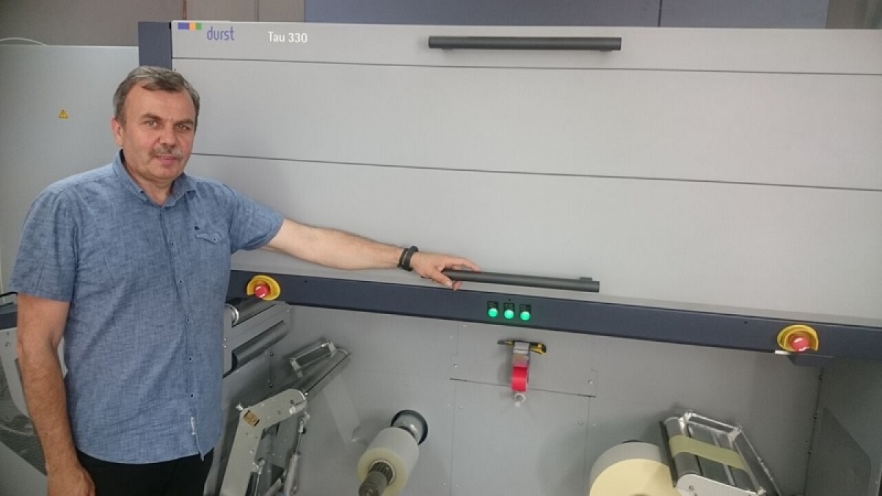 Ekko is first in Ukraine with Durst Tau 330 UV inkjet label system Ekko is first in Ukraine with Durst Tau 330 UV inkjet label system