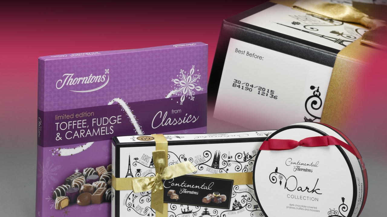 Confectionery manufacturer Thorntons has installed five new Linx continuous inkjet printers to upgrade its coding and variable data printing capabilitiesq