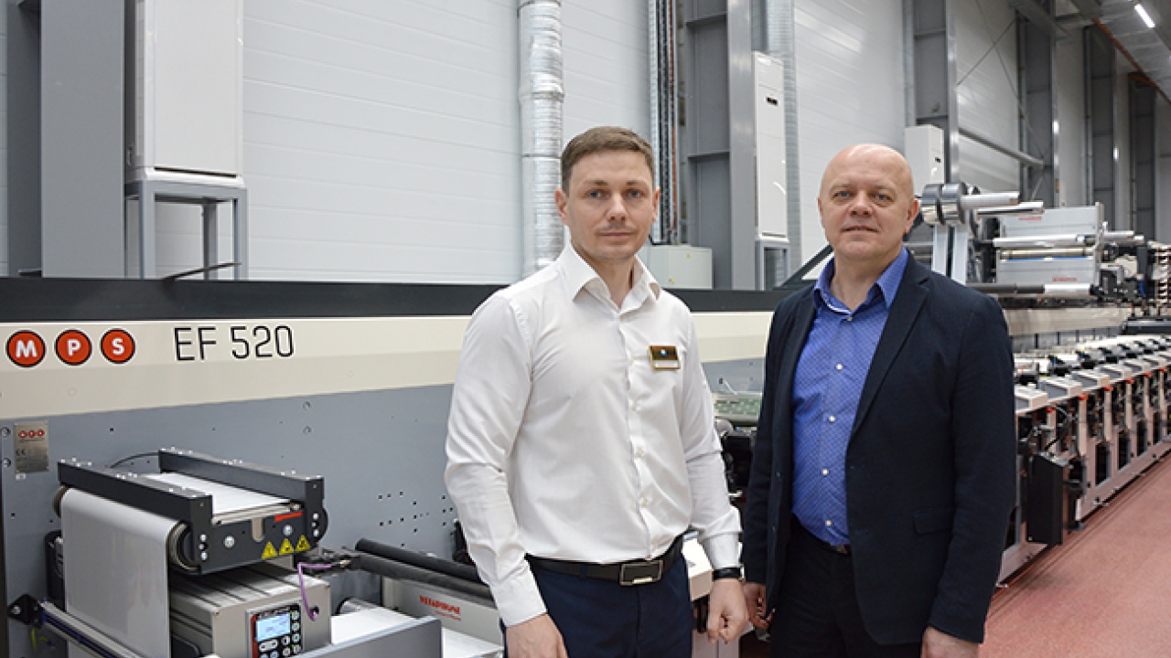 Evroflex installs sixth MPS flexo press