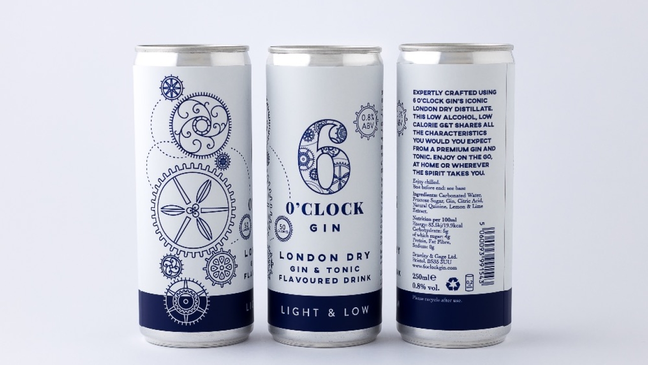 Amberley Labels produces labels for canned spirits Amberley Labels produces labels for canned spirits