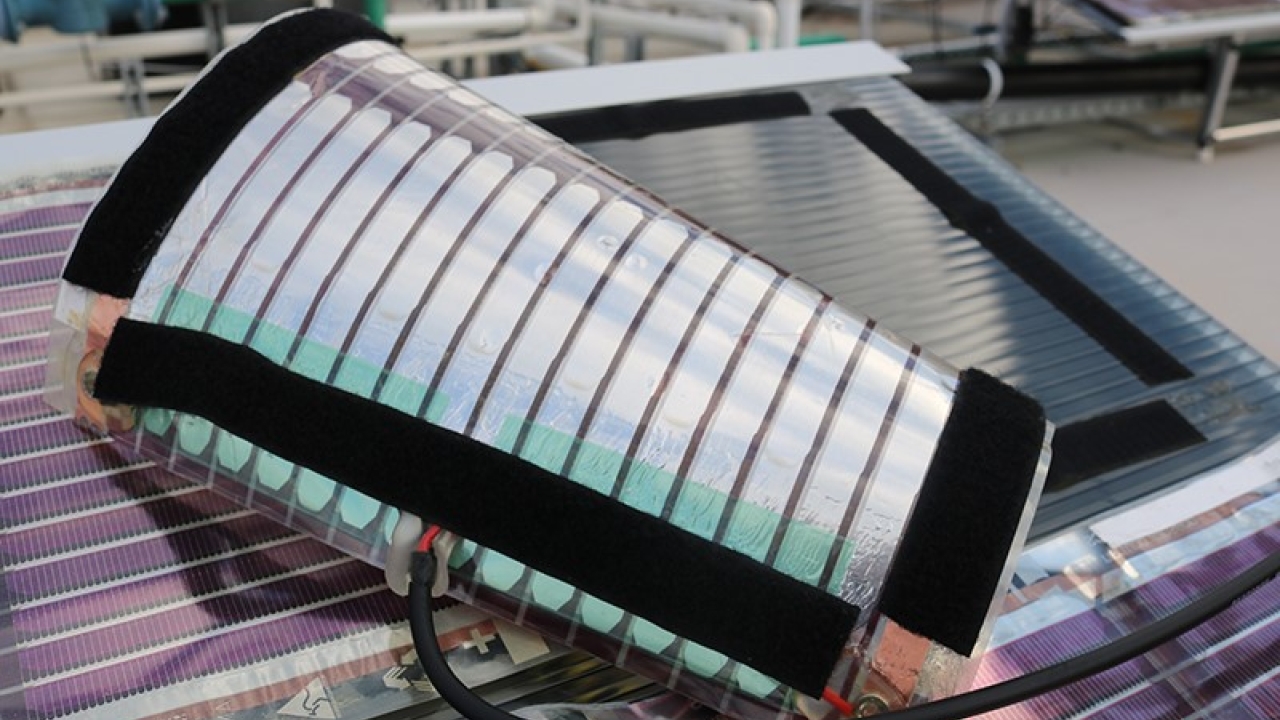 Australian university uses adapted label press to create solar panels