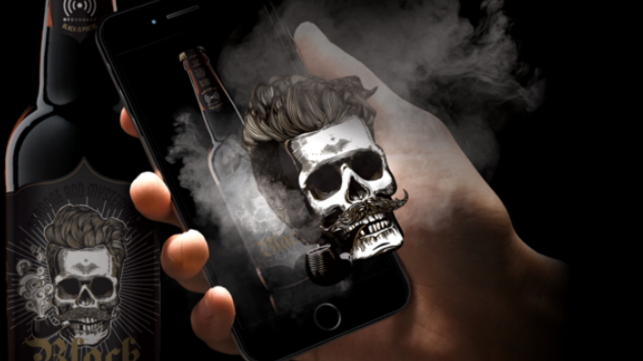 In the Black Beer project, Black – the skull character from the label – comes to life and ‘chats’ with the drinker using a mobile app