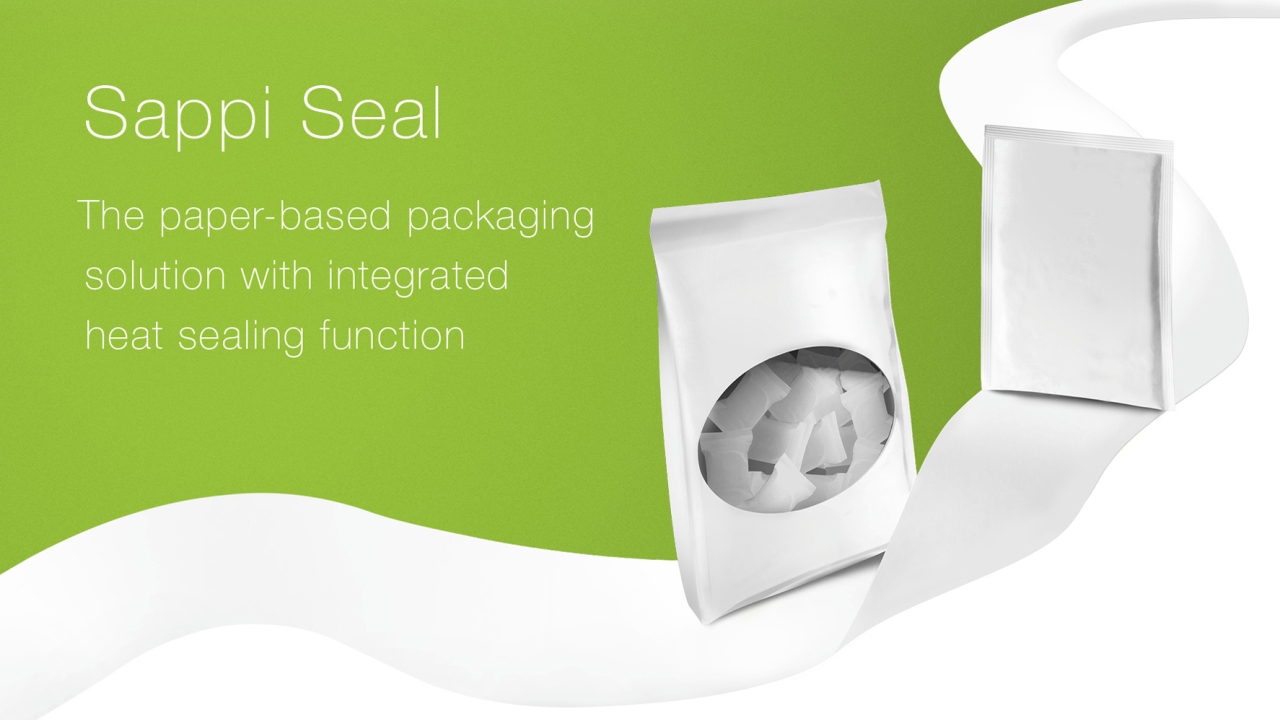 Sappi Seal is designed to replace hot seal laminates made from plastic with materials containing a high proportion of renewable raw materials