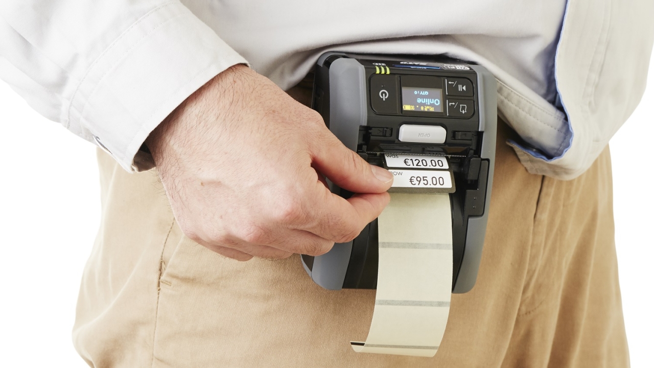 The range is designed for the printing of markdown labels, price tag labels and delivery labels in heavy use front-line operational environments