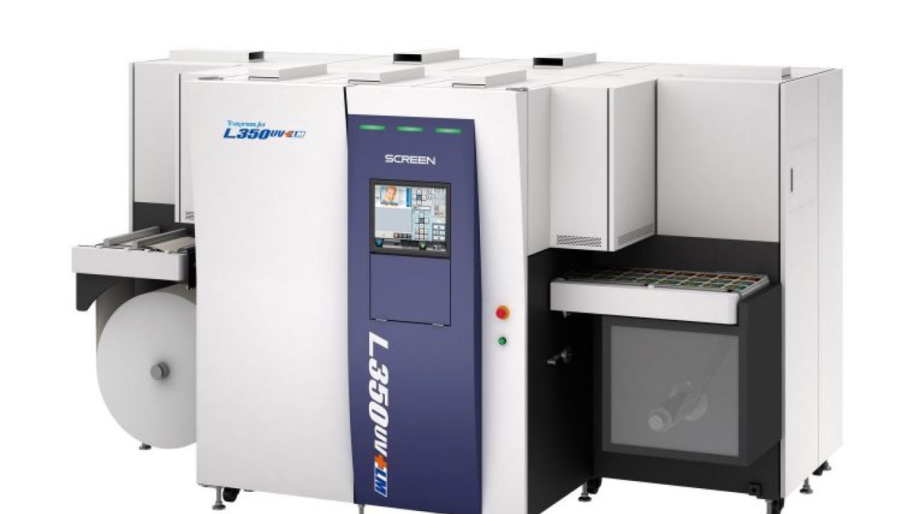 The Truepress Jet L350UV+LM also features low migration inks and a nitrogen purge mechanism, offers additional benefits to food and cosmetic packaging label production The Truepress Jet L350UV+LM also features low migration inks and a nitrogen purge mechanism, offers additional benefits to food and cosmetic packaging label production