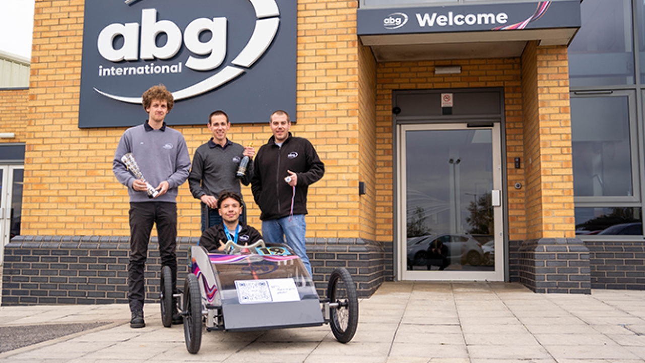 ABG won its hometown’s super soapbox challenge in a cart designed and built by the firm’s apprentices. 