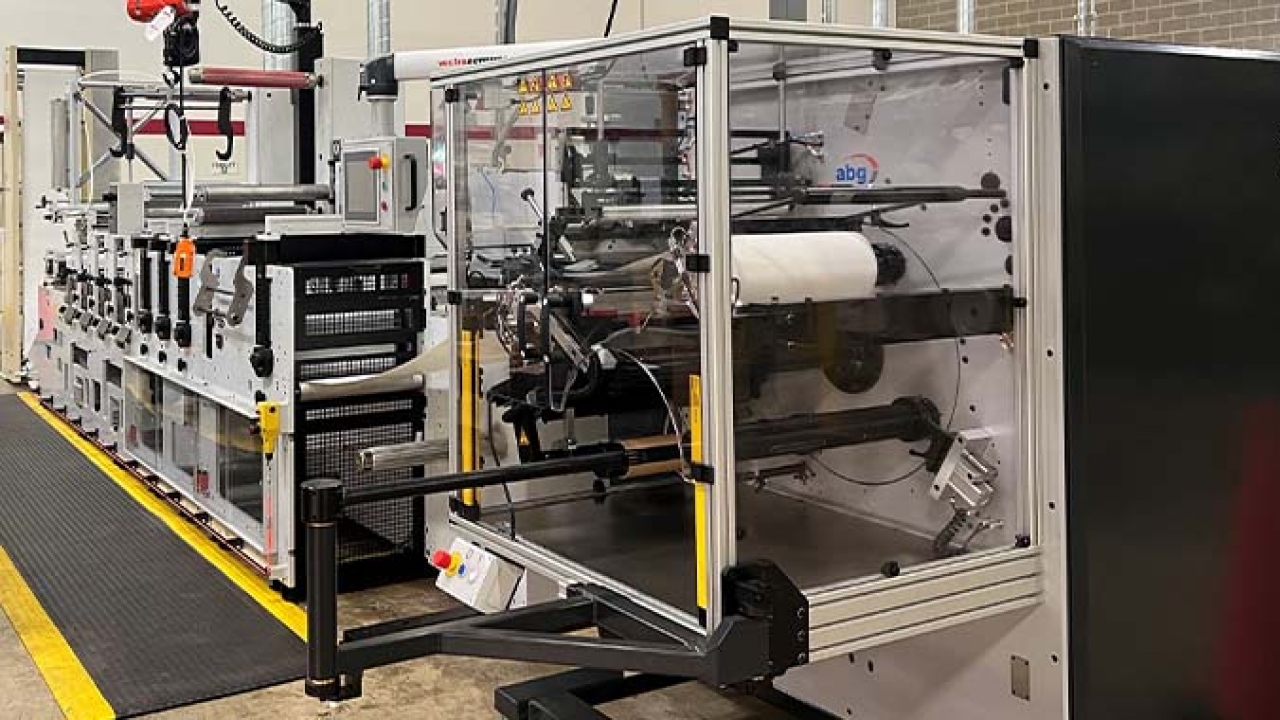 US-based label converter, Diversified Labeling Solutions (DLS) has installed Vectra AutoSet SGTR1700-4 turret rewinder from A B Graphic International (ABG