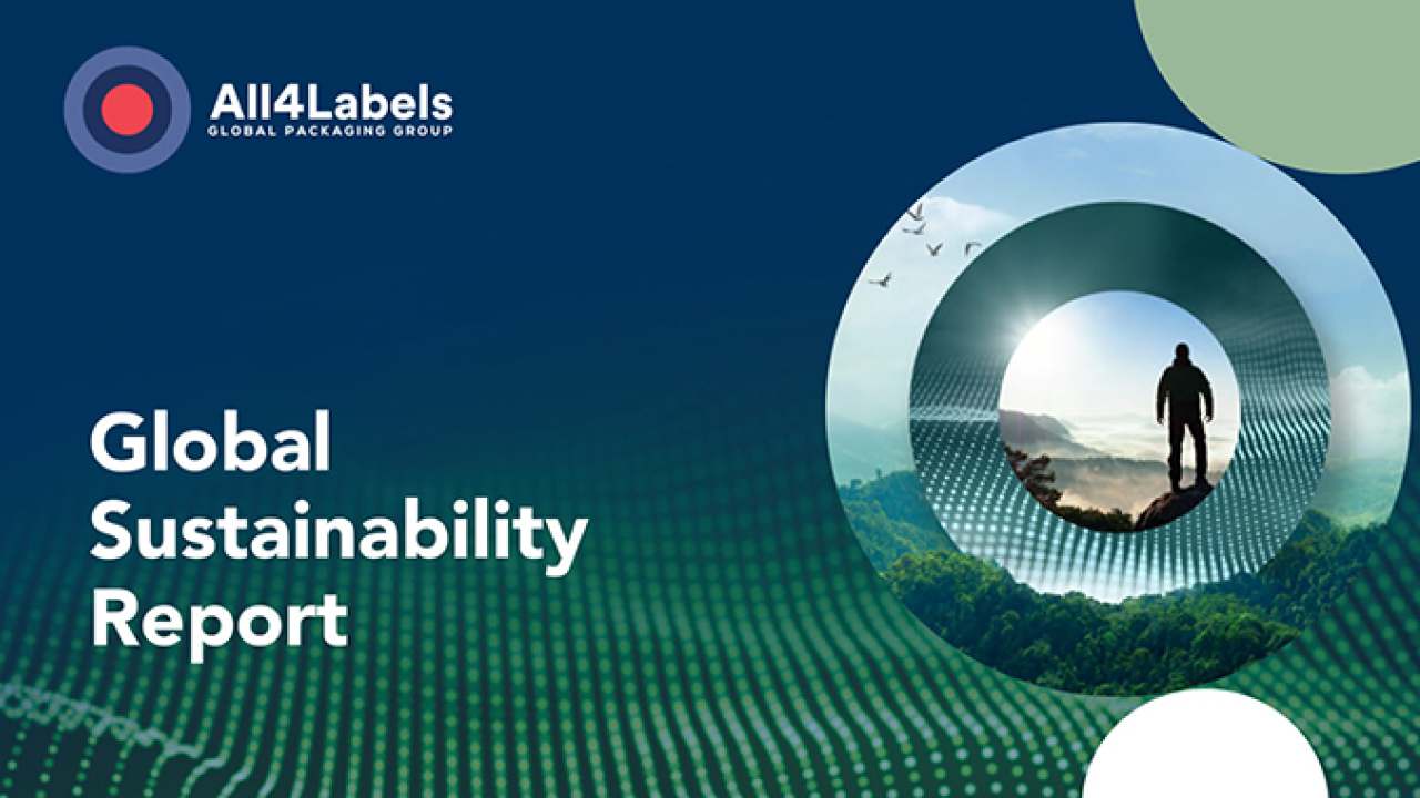 All4Labels Global Packaging Group has released its first global sustainability report to communicate the results of the global operations and sustainable initiatives