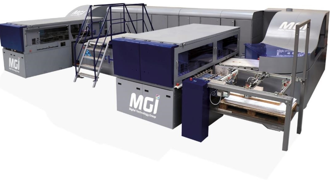 AlphaJET is a new B1 inkjet printing and embellishment press