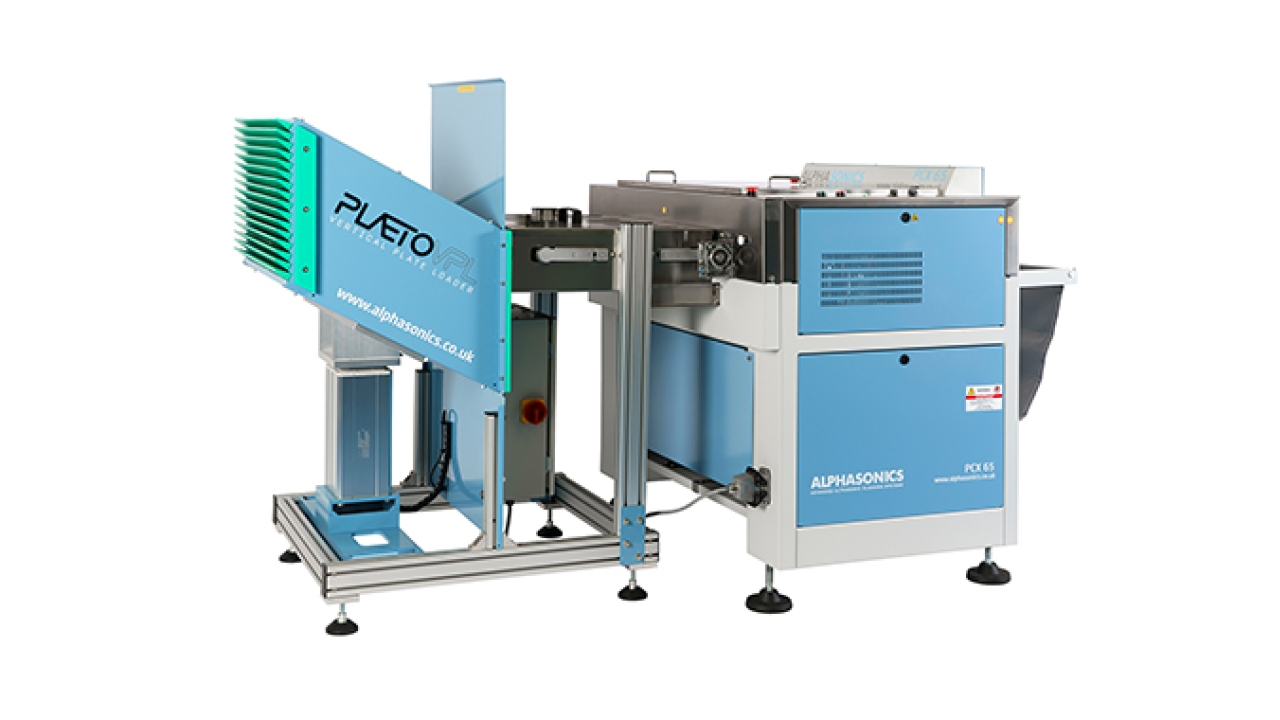 Alphasonics has launched PlaetoVPL, a plate loading system designed to maximize the throughput of its PCX range of plate cleaners Alphasonics has launched PlaetoVPL, a plate loading system designed to maximize the throughput of its PCX range of plate cleaners