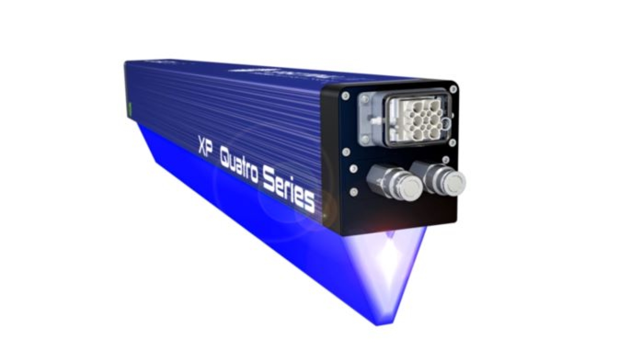 AMS Spectral UV has unveiled its new XP Quatro Series LED-UV Curing Module