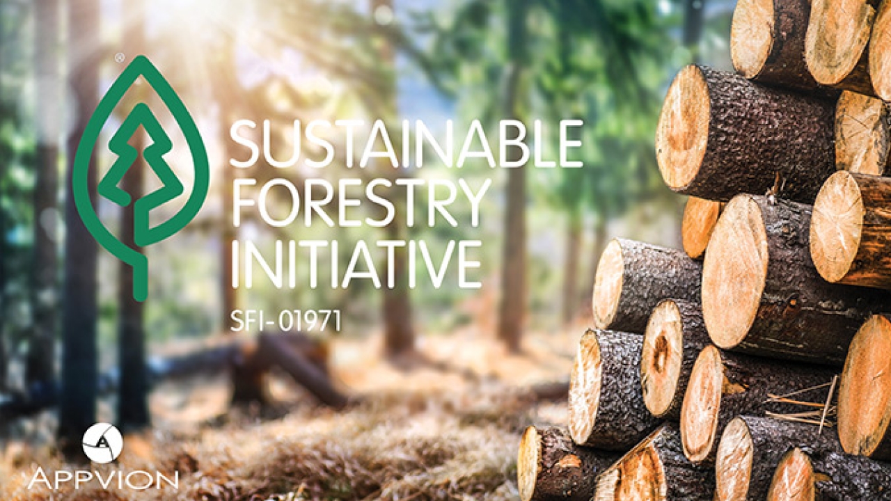 Appvion Operations has achieved Sustainable Forestry Initiative (SFI) Certified Sourcing for its operation in Appleton, Wisconsin
