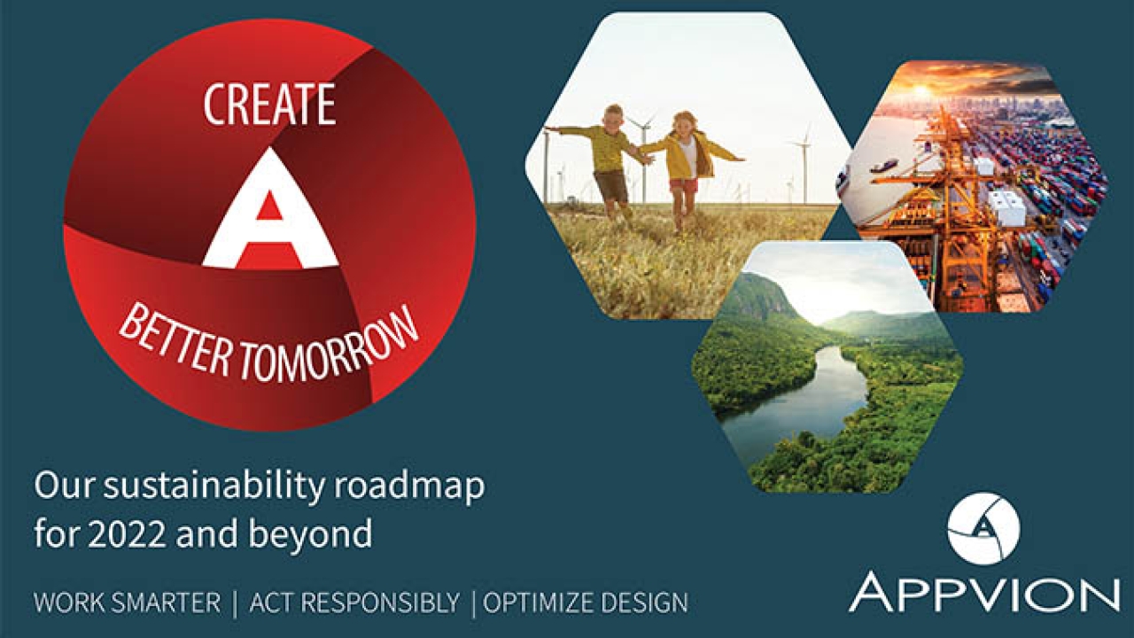 Appvion has introduced its 2030 sustainability strategy and goals
