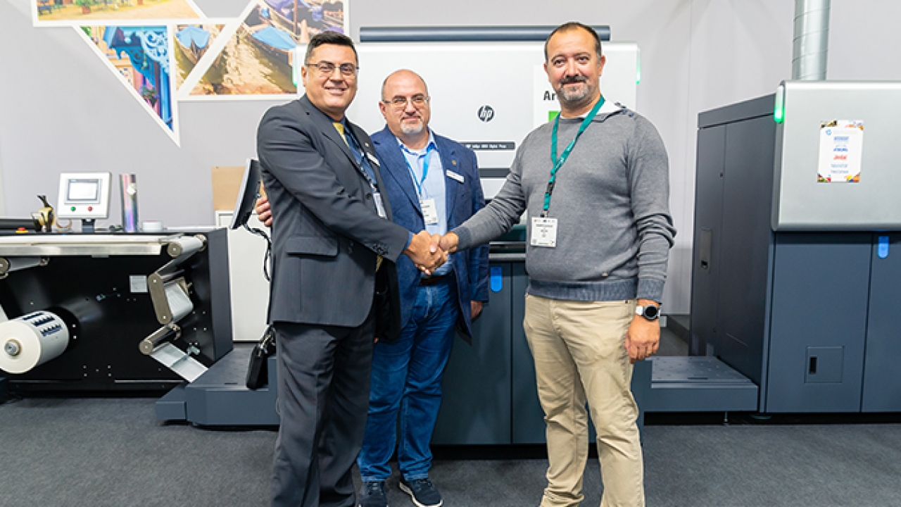 Italian converter Aro ordered an HP Indigo 6900 digital press at Labelexpo Europe 2019