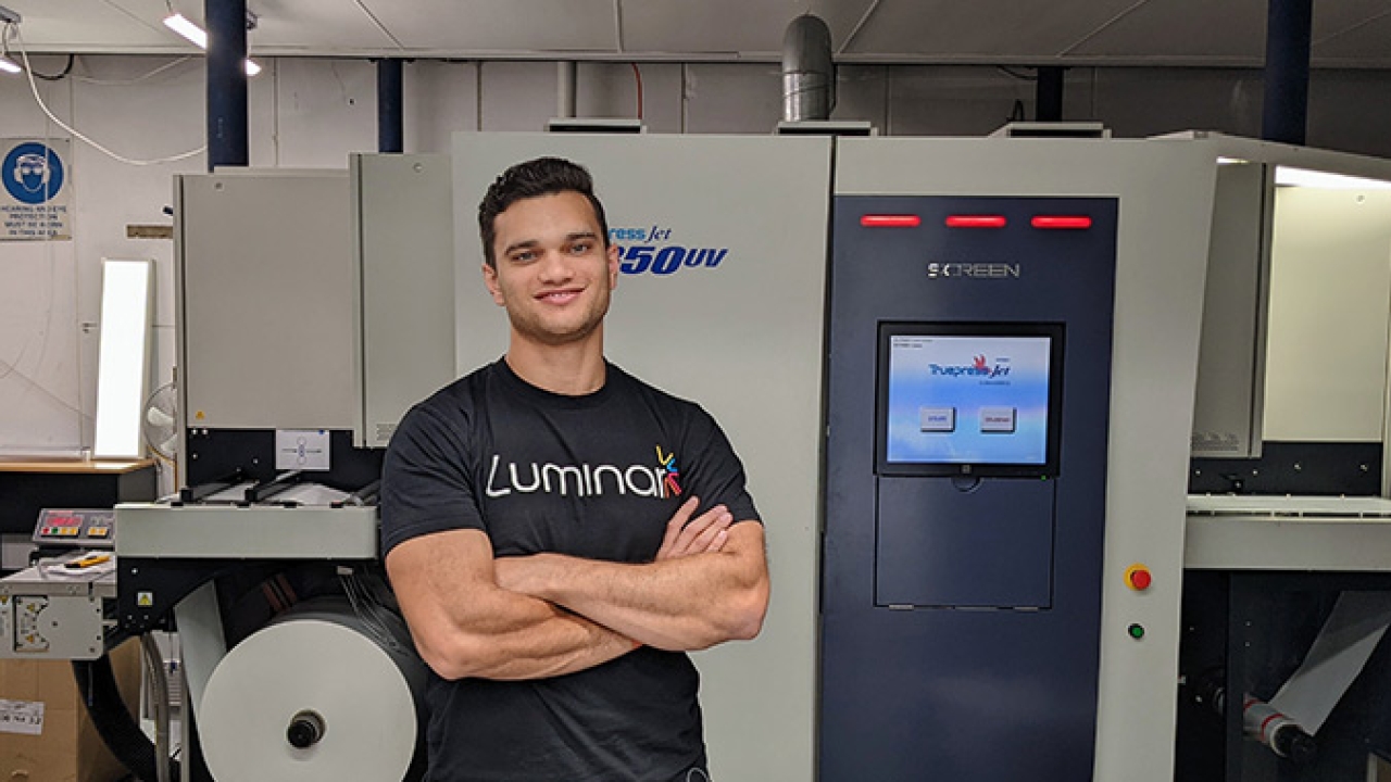 Australian packaging and labeling specialist Luminar has invested in Screen L350UV inkjet series press to expand its digital printing operations