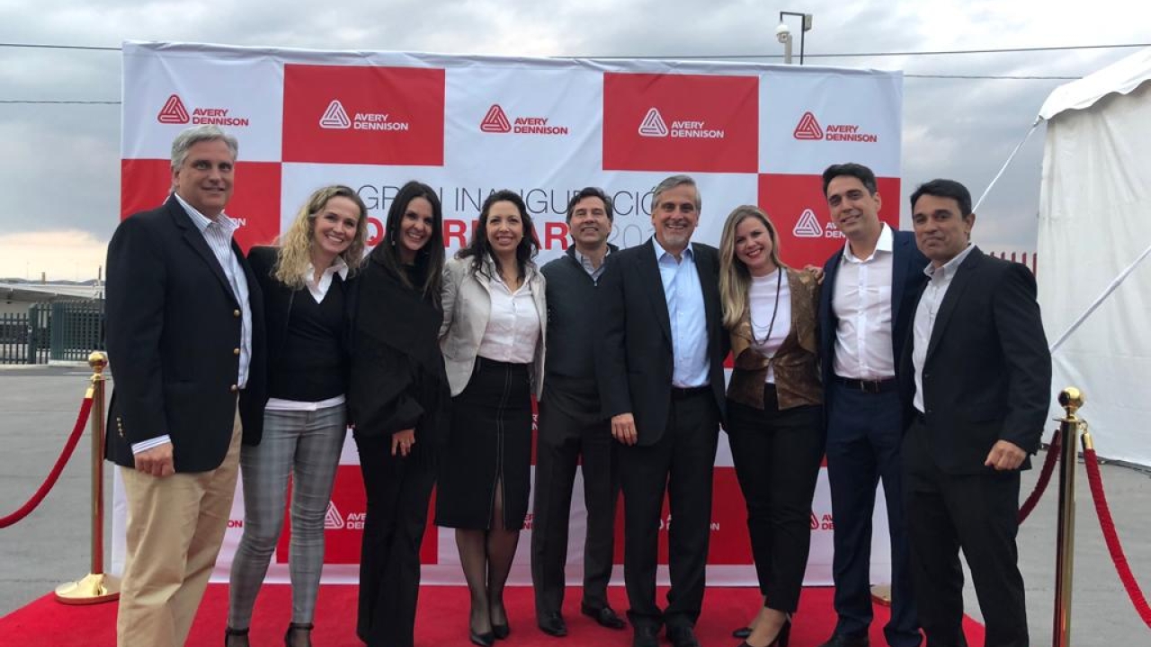 Avery Dennison inaugurates new laminator in Mexico Avery Dennison inaugurates new laminator in Mexico