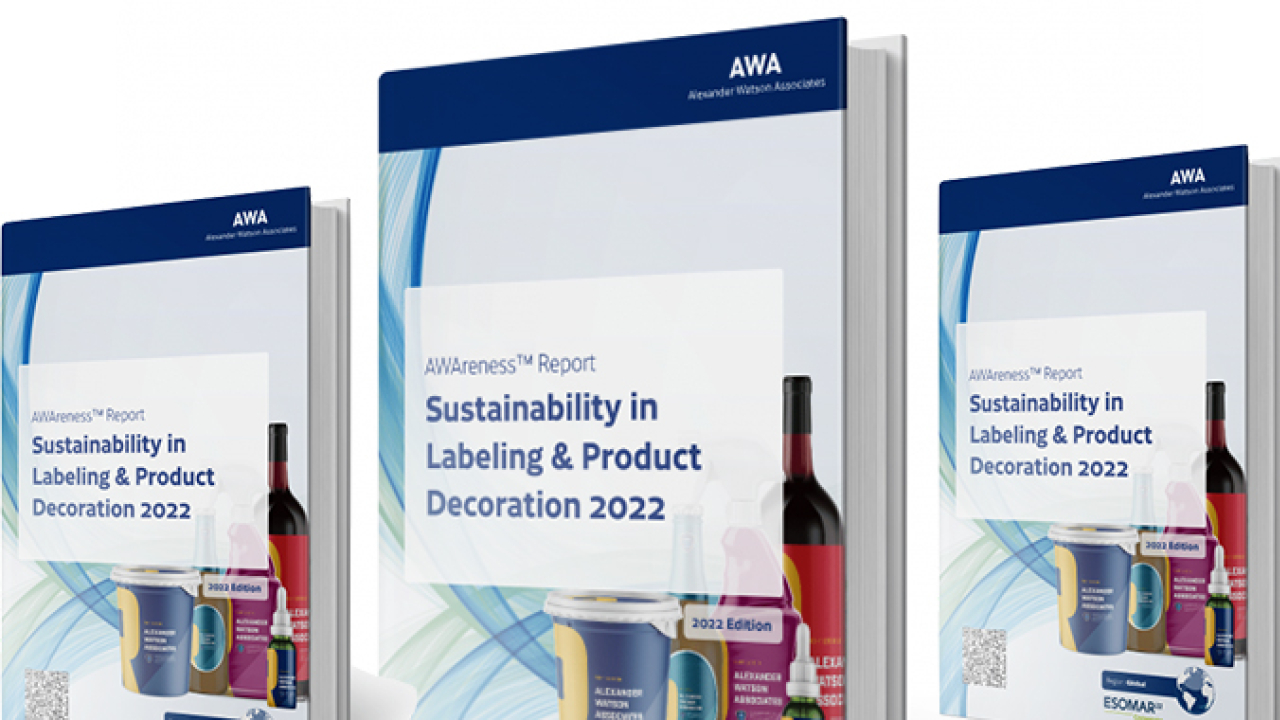 AWA Alexander Watson Associates has published its first Sustainability Report on Label and Product Decoration Market 