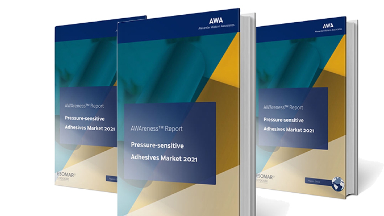 AWA Alexander Watson Associates has released a new AWAreness report offering an in-depth study of the global pressure-sensitive adhesives market.