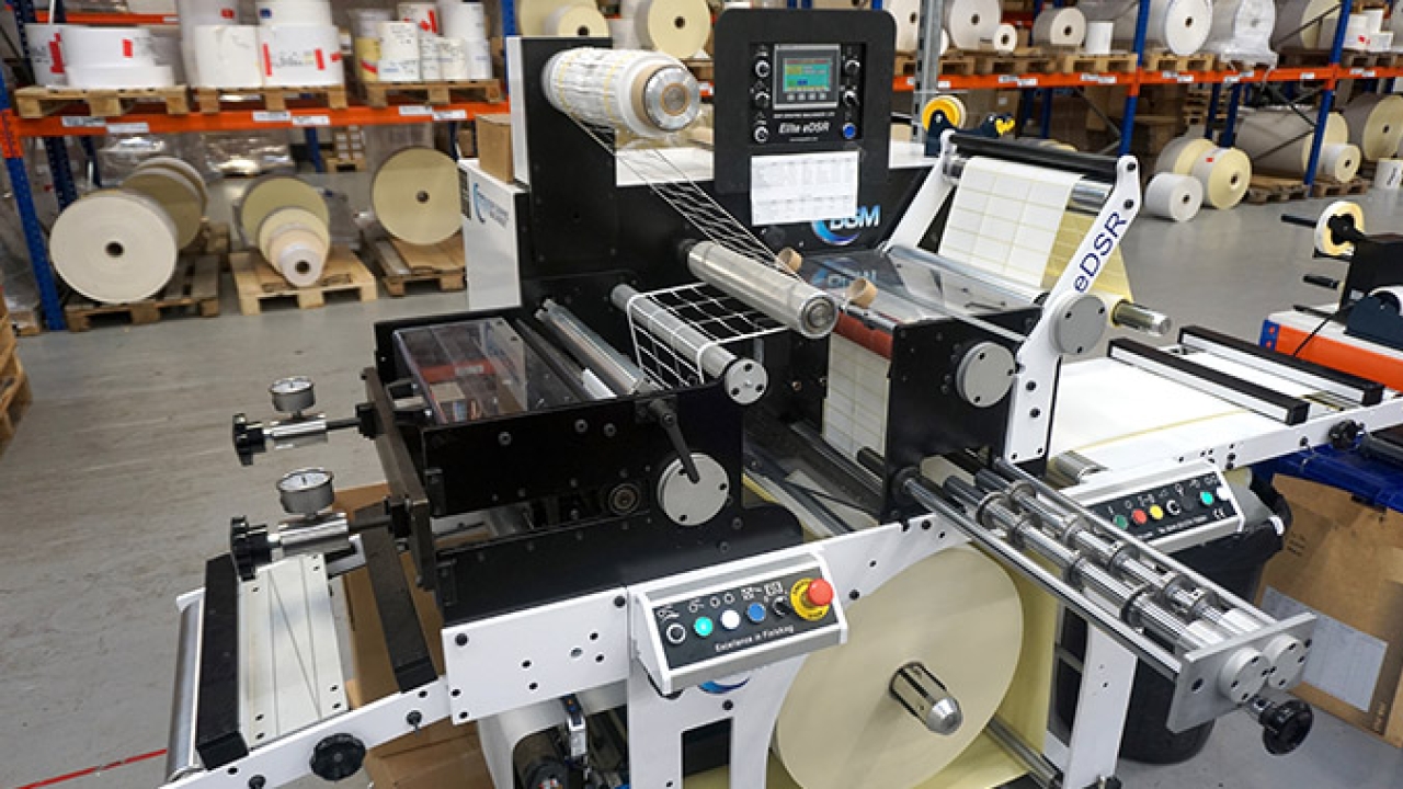 Aztec Label, UK-based manufacturer of self-adhesive label and tag products, has invested in a Bar Graphic Machinery Elite eDSR easy load die-cut slitter rewinder