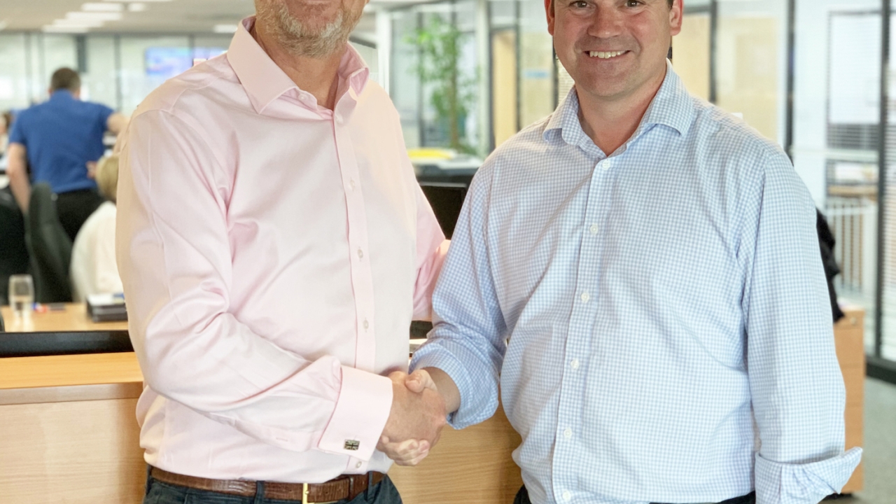 L-R: Steve Baker and Phil Smith, new general manager at Baker Labels