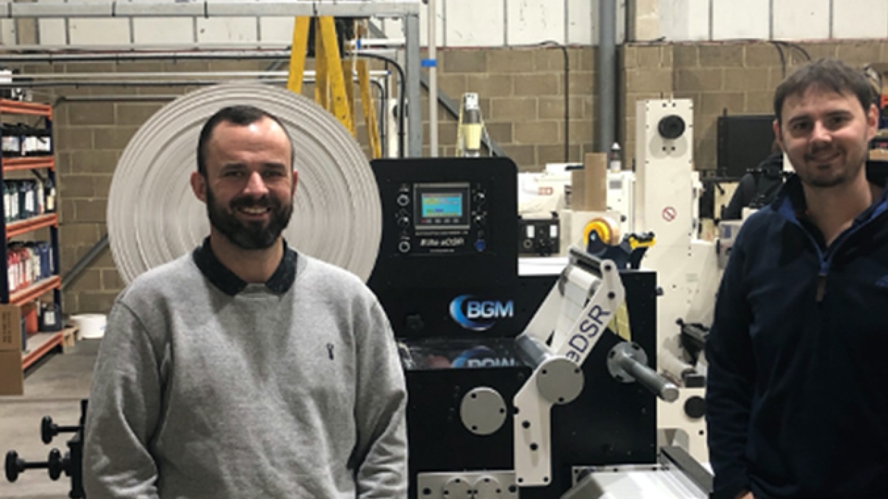 Compliance Labelling installs BGM’s slitter rewinder