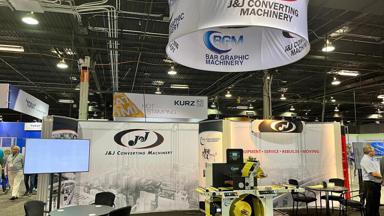 Bar Graphic Machinery (BGM) has partnered with its distributor for the Americas region J&J Converting Machinery (J&J) to showcase the latest range of finishing technologies at Labelexpo Americas 2022