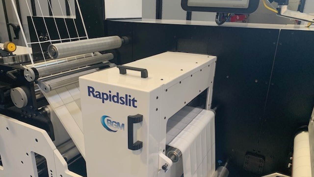 BGM's Rapidslit will be launched at Labelexpo Europe 2019