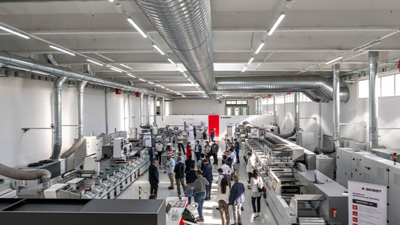  Bobst has now fully equipped its Competence Center at Bobst Firenze in Italy where the portfolio of flexo, UV inkjet and all-in-one label presses can be seen