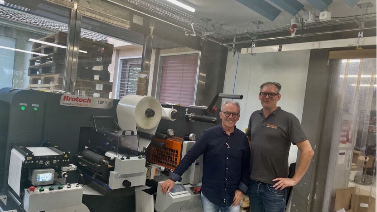 Switzerland-based label converter P. Lenzlinger has invested in a Brotech CDF-330 finishing system