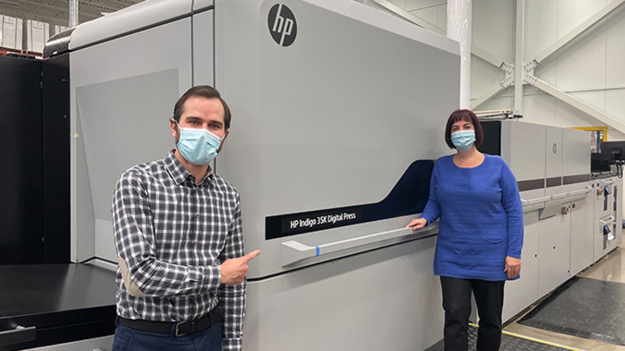 CCL Industries has installed the world’s first HP Indigo 35K digital press at its CCL Label Healthcare facility in Montreal, Canada, marking the milestone installation of the company’s 100th HP Indigo press. 