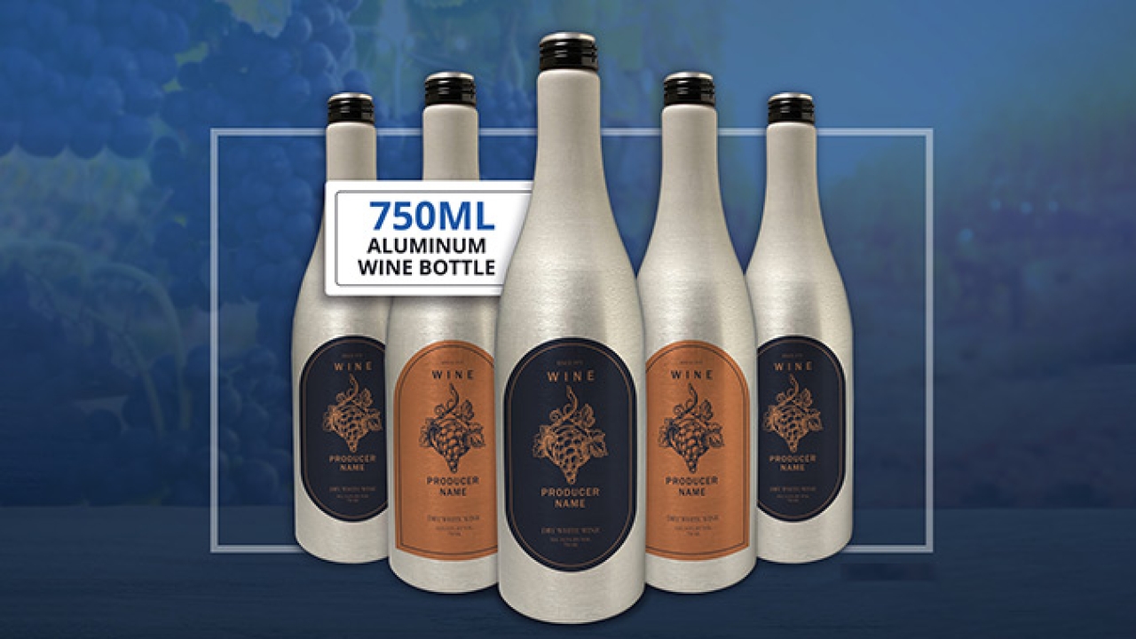 CCL Container has unveiled a new aluminum wine bottle, meeting the increasing demand for sustainability and freshness