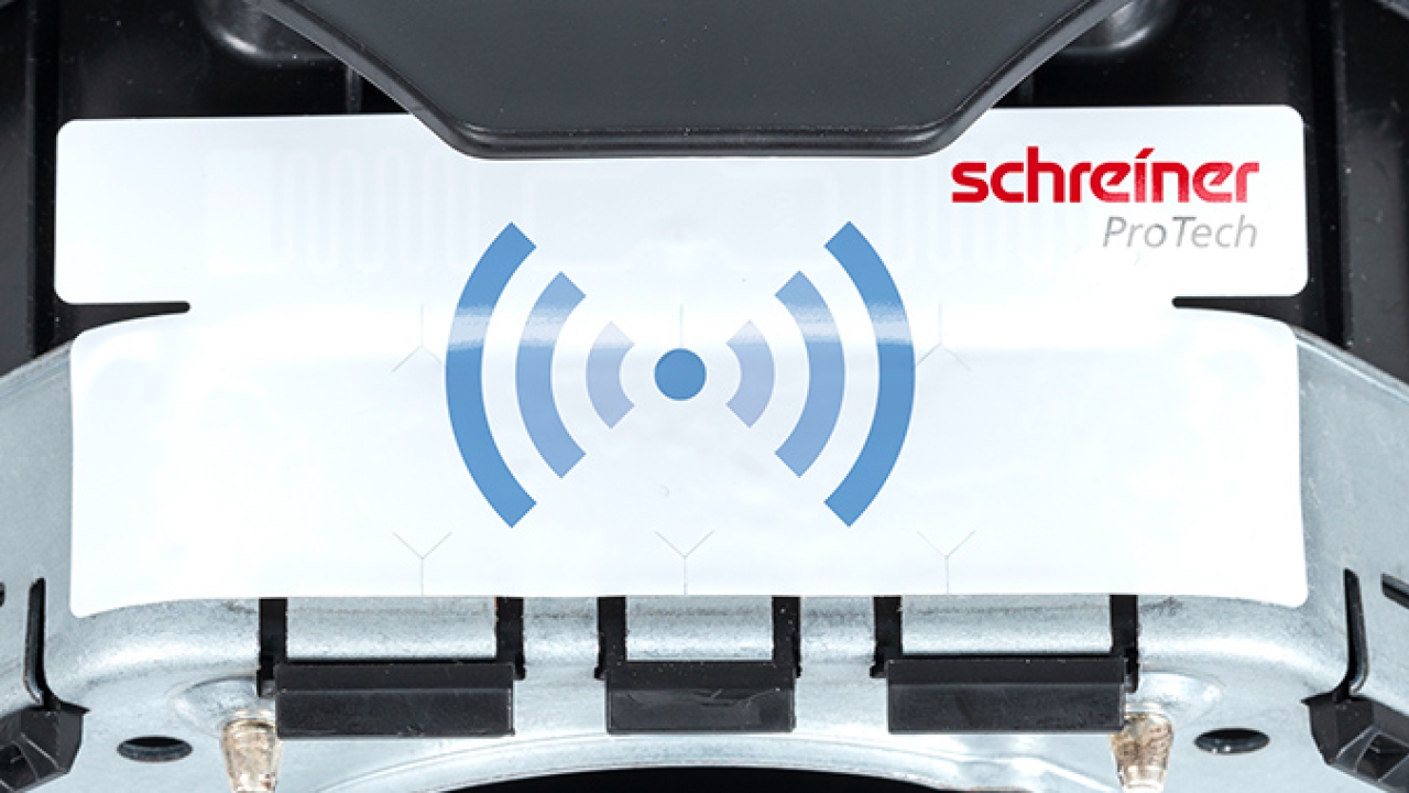Schreiner ProTech has developed RFID labeling technology for one of the biggest automotive manufacturers, Autoliv