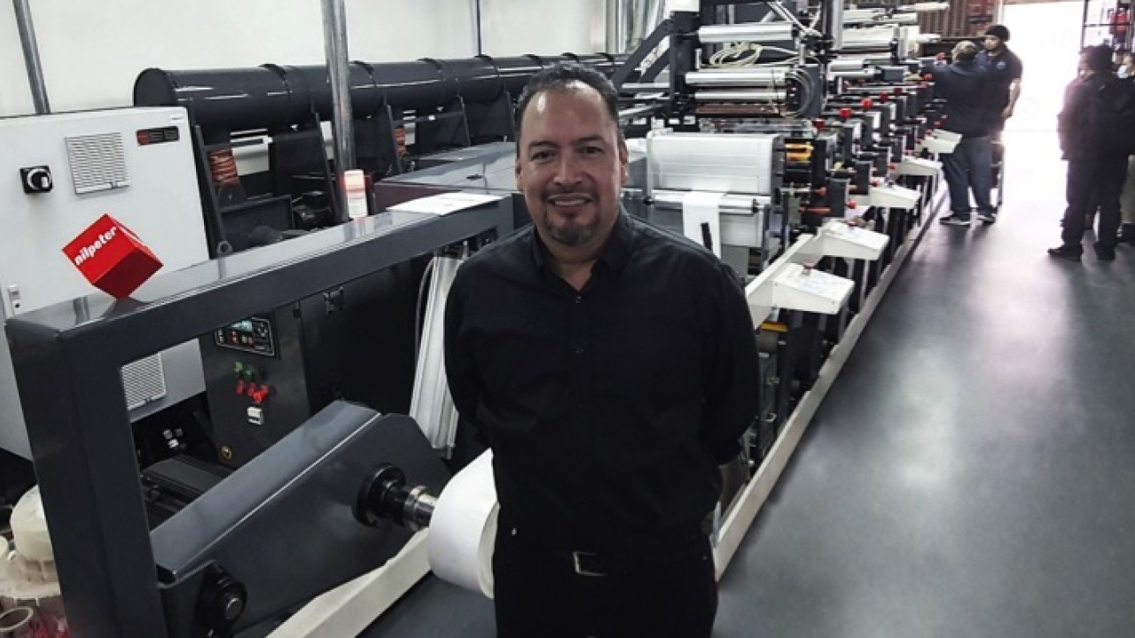 Codemark Colombia has installed its first Nilpeter press, an FB-350, to increase capacity, add value to the printing production, and enter new markets