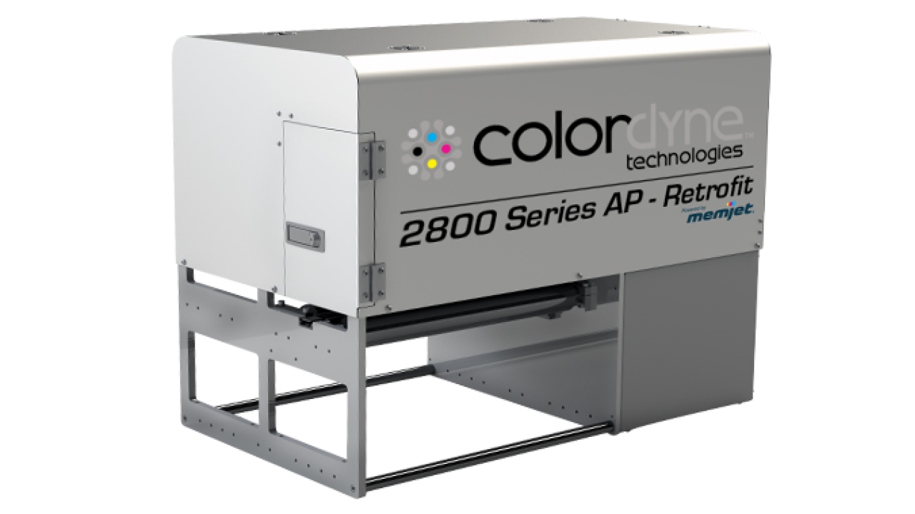 Colordyne launches 2800 Series AP - Retrofit, entry-level digital enhancement adding aqueous inkjet print capabilities