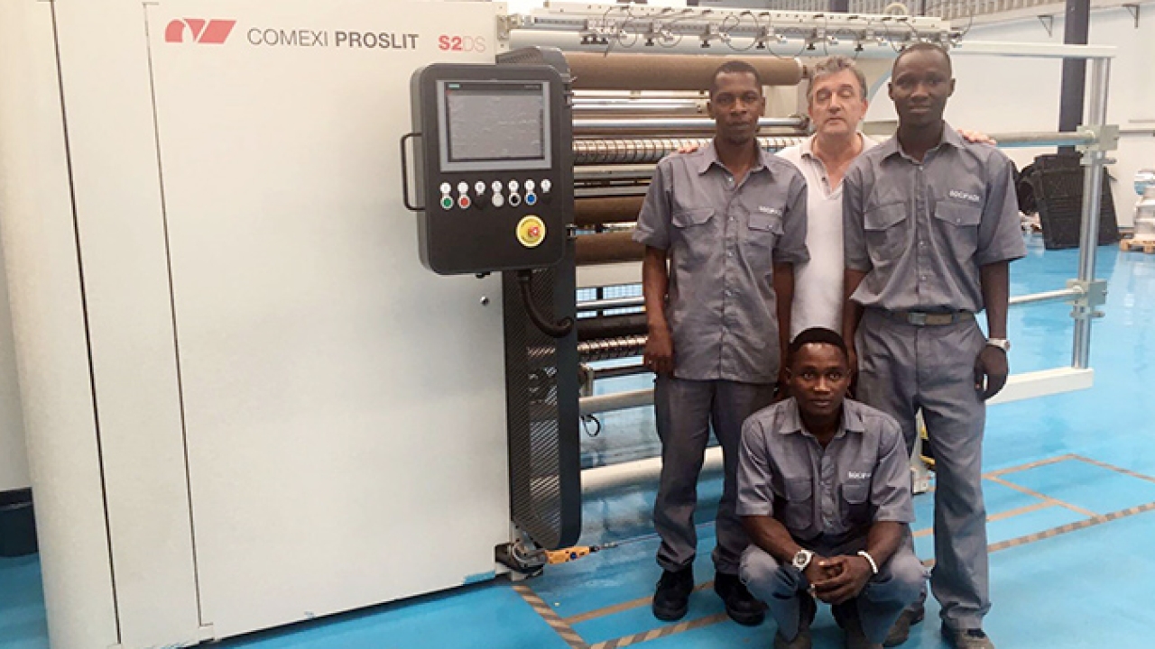 Socipack has invested in Comexi S2 D2 slitter-rewinder for its headquarters in Abidjan, Ivory Coast
