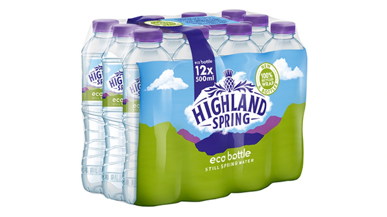 Highland Spring Group has launched its most environmentally sustainable Eco Pack to date using Coveris’ Duralite R film