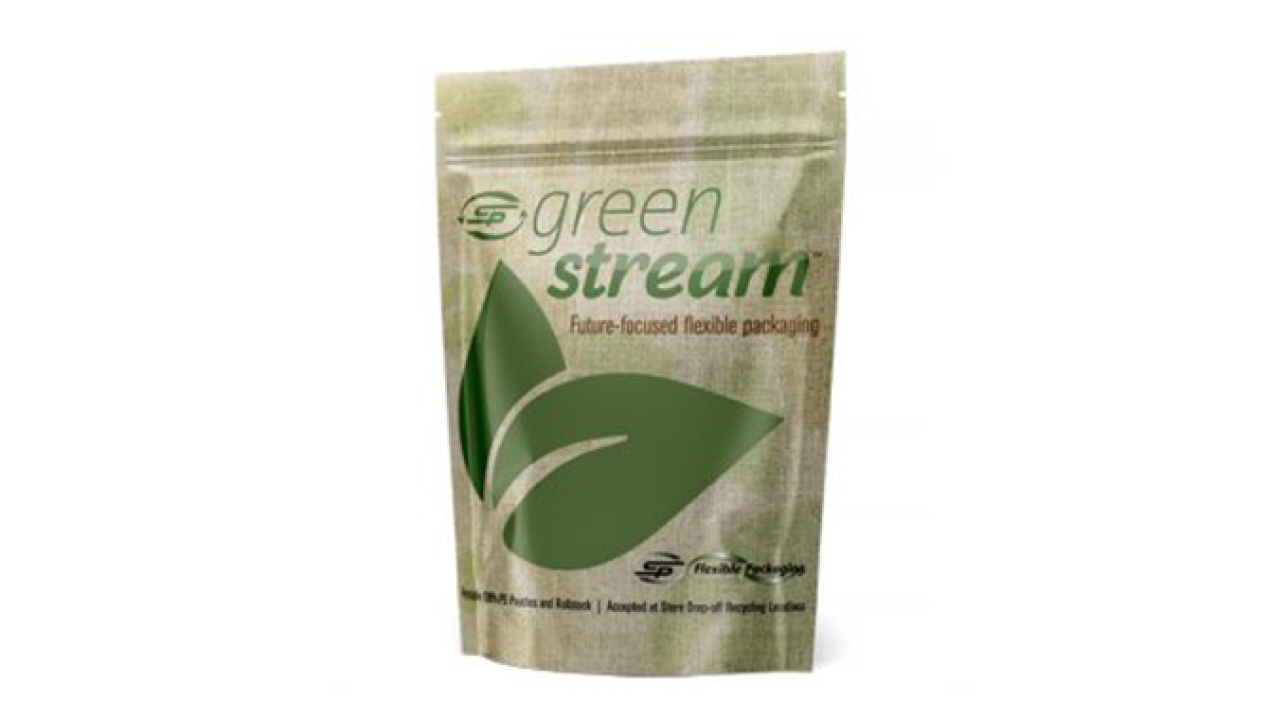 C-P Flexible Packaging introduces GreenStream line of products including only materials with over 40 percent PCR content