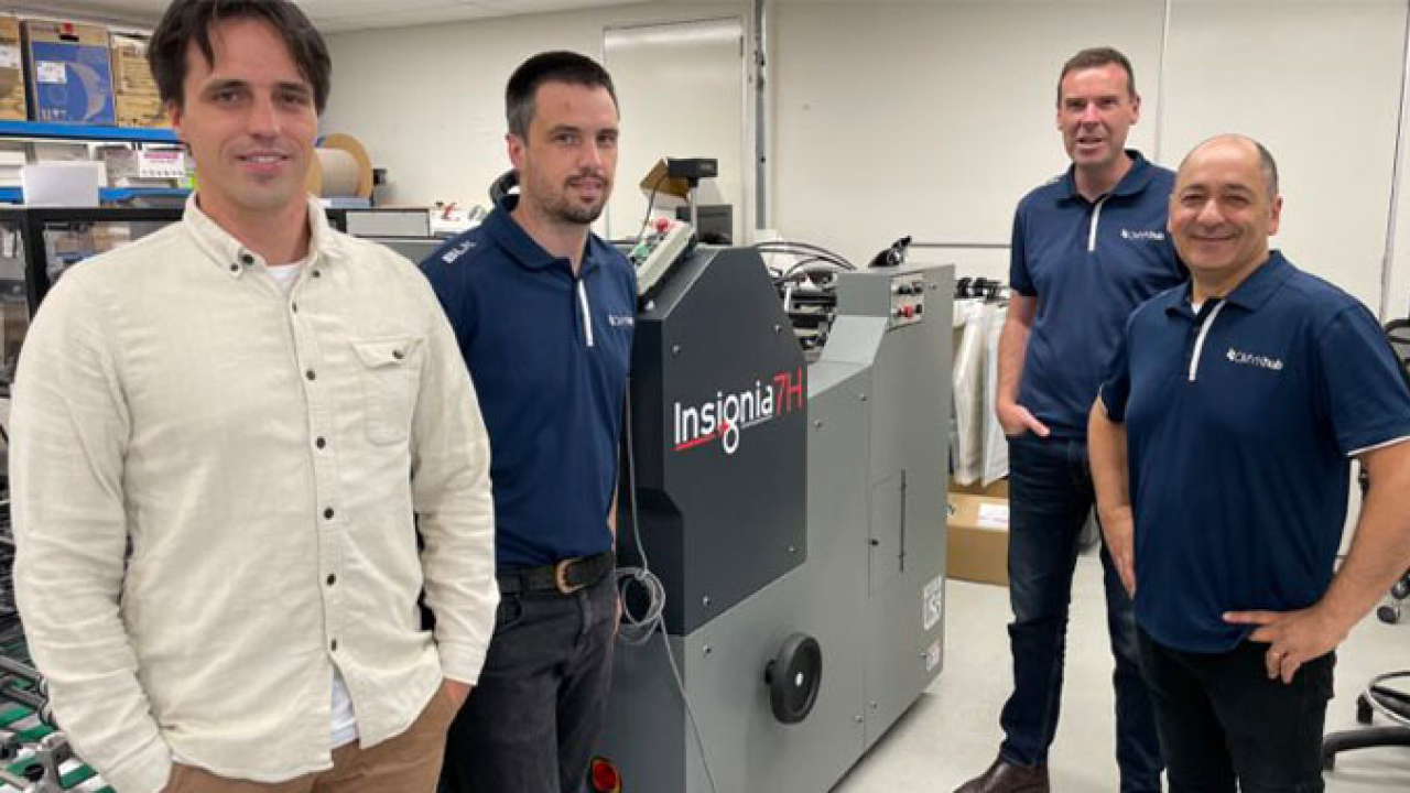 Australian converter CMYKhub has installed hybrid Rollem Insignia7H die-cutter from Graph-Pak