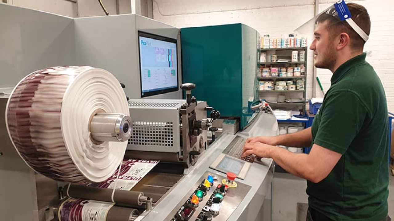Clover Chemicals has invested in a Dantex PicoColour UV inkjet digital label press 