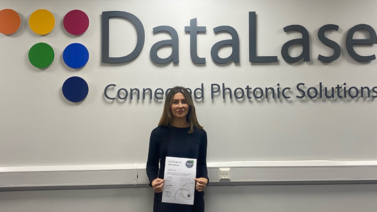 Hannah Roscoe, DataLase’s HR manager, has completed the Mental Health First Aid course from MHFA England Hannah Roscoe, DataLase’s HR manager, has completed the Mental Health First Aid course from MHFA England
