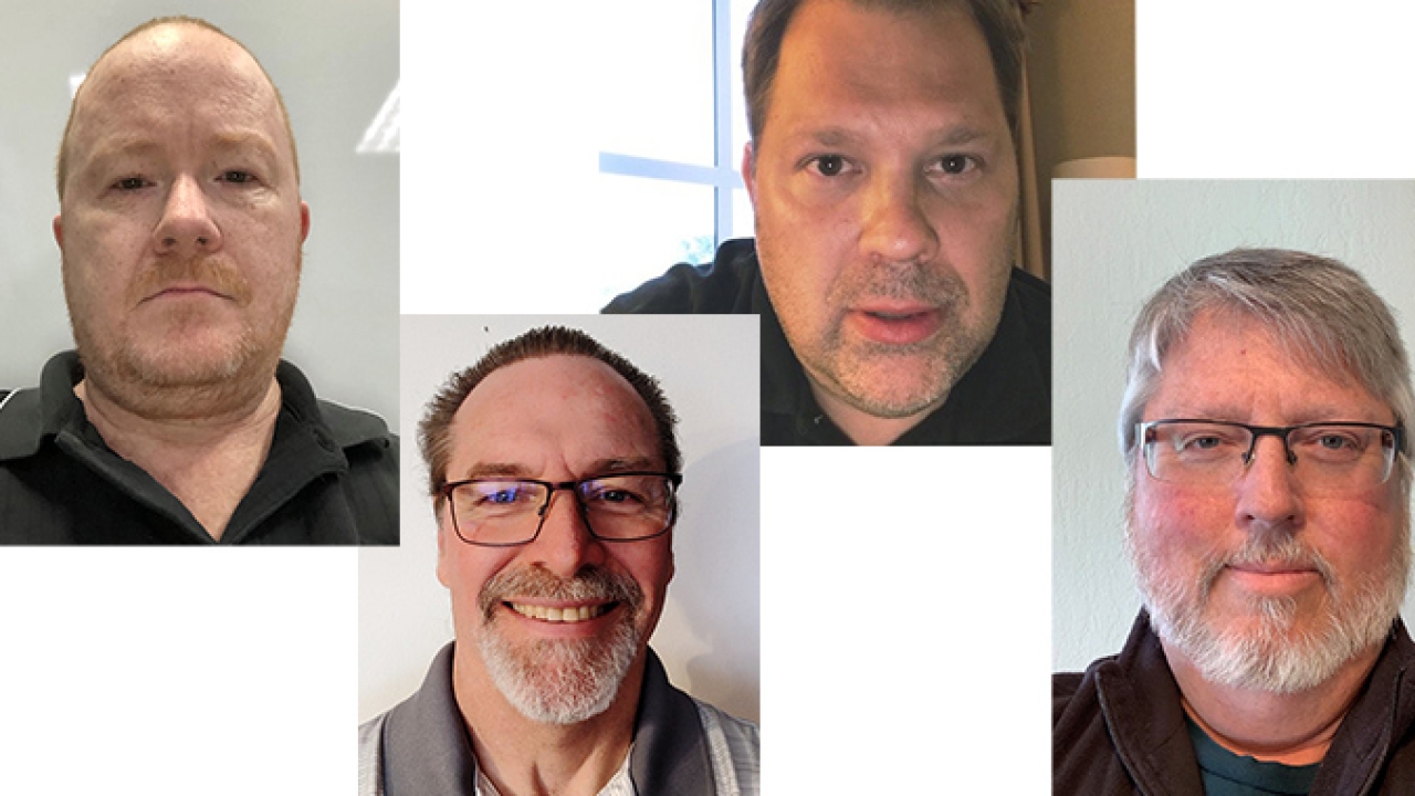 L-R: Kevin Bailes, Bob Becker, Scott Freebersyser and Chris Elsmore