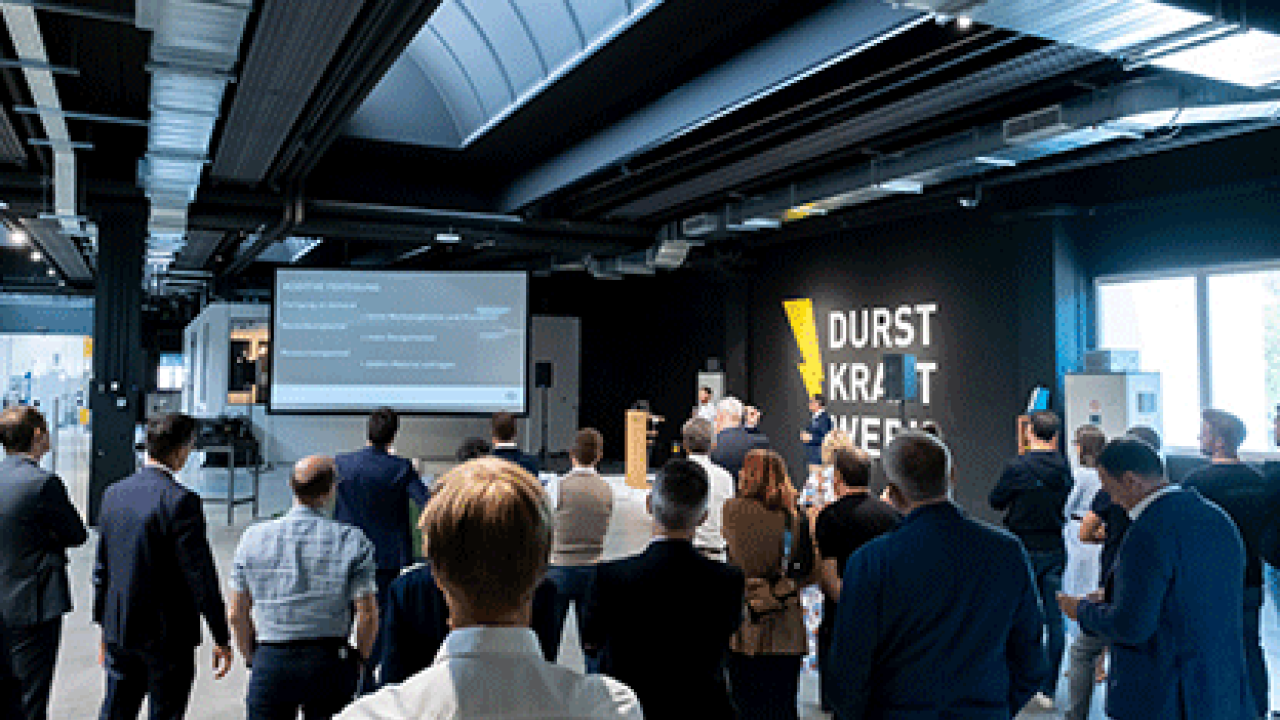 Durst, a manufacturer of digital printing and production technologies, opened the 'Durst Kraftwerk' on September 02, 2022. Located in the former Duka building at Julius Durst St. 2, Brixen, the 5,300m2+ hall will be the new home of the company's in-house spin-offs and start-ups.