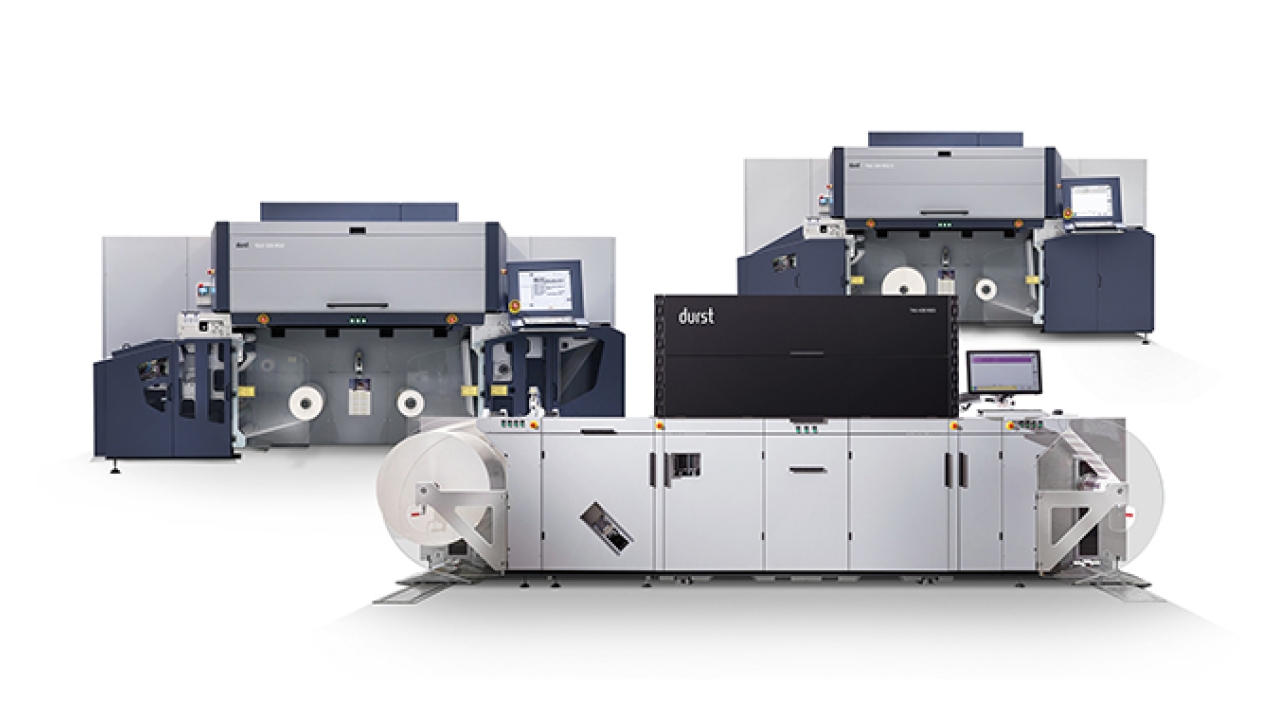 Durst has secured a 100th order for Tau 330 RSC UV inkjet single-pass label press from a major label converter in Europe