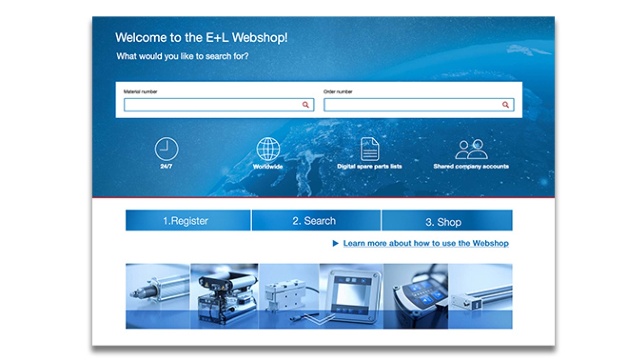 Erhardt+Leimer launches online store with spare parts and components Erhardt+Leimer launches online store with spare parts and components